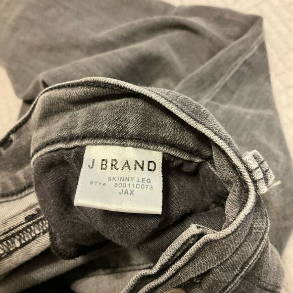 JBrand JAX Skinny Leg Jeans, 27. Grey. - Picture 6 of 9